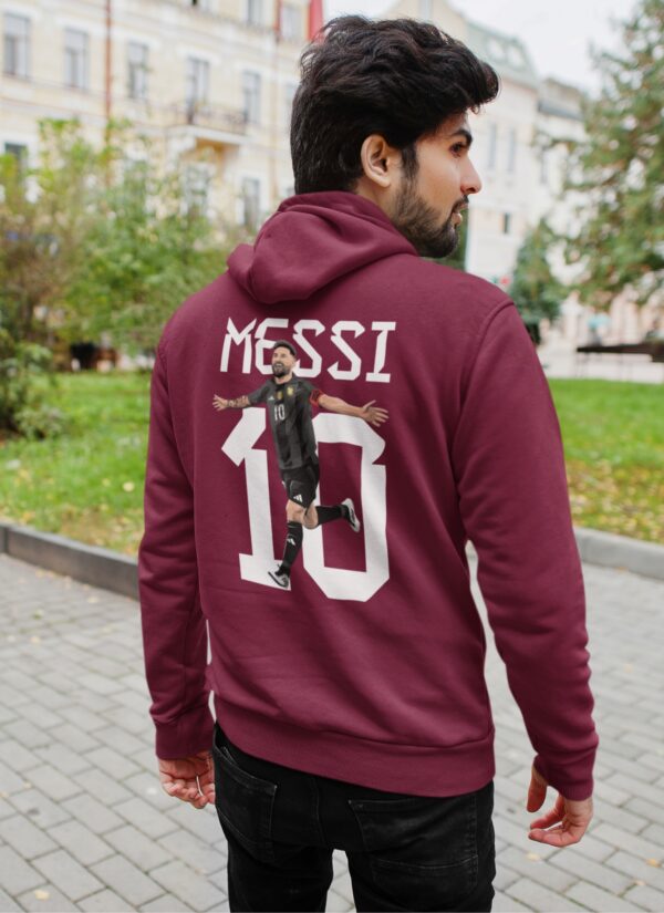 WMIHM_Messi_1768043768247_pfdtzyaxczzoxi9.jpg Lionel Messi Graphic Hoodie for Men | Messi 10 Back Print Oversized Hoodie | Maroon Streetwear Football Fan Hoodie | Premium Fleece Hoodie by giftspeaks