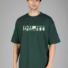 WMIOBG_Diljit_1771569048890_958akacrq7yand0.jpg Men Dark Green Oversized Graphic T-Shirt | Vintage Portrait Back Print | Premium Loopknit Cotton 240 GSM Streetwear Tee