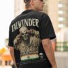 Talwinder Skull Graphic Oversized Black T-Shirt for Men | Back Print Streetwear Cotton Tee | Punjabi Hip Hop Style | Giftspeaks