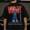 Men's Cricket Legend Graphic Oversized T-Shirt | Bold Victory Back Print | Premium Loopknit 240 GSM Cotton | Statement Streetwear Fit