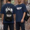 WMION_Sheede_Maut_Set_1773990712405_loon556vex7xn7d.jpg Navy Oversized Graphic T-Shirt with Back Print & Matching Adjustable Cap Combo Set Streetwear Casual Outfit
