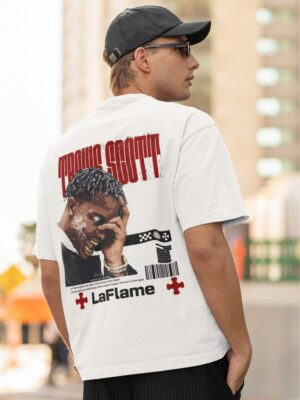 WMIOW_TRAVIS_SCOTT_1768043697325_bw8xn1qf4mido0c.jpg White Oversized Hip-Hop Aesthetic T-Shirt for Men | Rap Culture Back Print Loopknit Cotton Tee 240 GSM