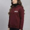 Japanese Text Graphic Hoodie for Women | Premium Oversized Streetwear Hoodie | Maroon Back Print Winter Hoodie for Girls | Fleece 300 GSM by giftspeaks