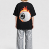 WWFOB_Buring_Eyesight_1772783391107_wj6tj9izg54w452.png Women's Black Oversized Graphic T-Shirt | Burning Eyesight Flame Print | Trendy Streetwear Tee