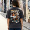 WWFOB_Chill_Vape_1770961301911_d4jinokvty7bavp.jpg Women Oversized Graphic T-Shirt | Chill Ride Cartoon Back Print | Loopknit 240 GSM Cotton | Relaxed Streetwear Drop Shoulder Tee
