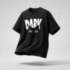 WWFOB_Dark_1772786916272_jc9w0pem2cdkw28.png Women's Black Oversized Graphic T-Shirt with DARK Typography & Eye Print | Trendy Streetwear Casual Tee | Soft Cotton Relaxed Fit Fashion Top