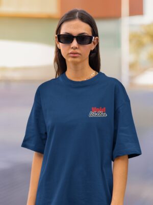 WWFON_Void_walker_1768043819974_ducuwl5q9g16die.jpg Women Void Walker Oversized Printed T-Shirt Navy Blue & Black | Anime Streetwear Back Print Oversized T-Shirt for Women | Casual & Trendy Girls T-Shirt | Loopknite Fabric 240 GSM by Giftspeaks