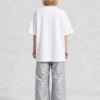 Womens White Oversized T-Shirt with Butterfly Print | Cute Aesthetic Graphic Tee for Everyday Wear