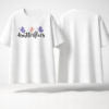 Womens White Oversized T-Shirt with Butterfly Print | Cute Aesthetic Graphic Tee for Everyday Wear