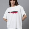 WWFOW_Flameon_1770981491070_n9hm4v0l69jn2wg.jpg Women Oversized Graphic T-Shirt | Flaming Rose Back Print | Loopknit 240 GSM Bold Streetwear Tee