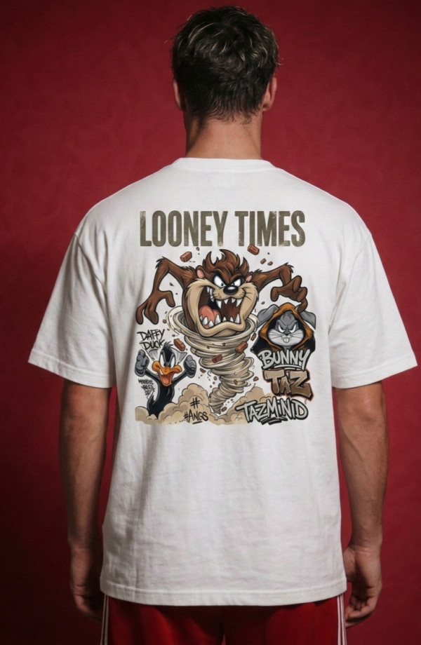 WWFOW_Looney_Times_1776158380853_tt3uabghjvltgqa.png Womens Oversized White Graphic T-Shirt Back Print Casual Streetwear