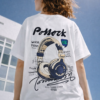 WWFOW_Ponork_1776158321008_n2m2proj3pxujkq.png Womens Oversized White Graphic T-Shirt Headphone Back Print Casual Wear