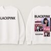 Blackpink Inspired Printed Sweatshirt for Women | Premium Fleece Cotton 300 GSM | White Sweatshirt | K-Pop Streetwear Winter Wear with Stylish Back Print for Women | by Giftspeaks