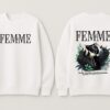 FEMME Graphic Sweatshirt for Women | Premium 300 GSM Fleece | Traditional Fusion Style | by giftspeaks