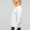 Poison Rose Graphic Sweatshirt for Women | Premium Streetwear Back Print Sweatshirt | Casual Winter Wear Oversized Sweatshirt by giftspeaks | White