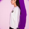WWFSW_Ninja_Cat_1768043658547_lxc4el3npo8w8kb.jpg White Graphic Printed Women’s Sweatshirt with Ninja Cat Artwork | Premium Fleece Winter Sweatshirt for Women | Streetwear Aesthetic Casual Wear – GiftSpeaks