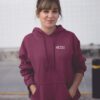 Lionel Messi Graphic Hoodie for Women | Messi 10 Back Print Oversized Hoodie | Maroon Streetwear Football Fan Hoodie | Premium Fleece by giftspeaks