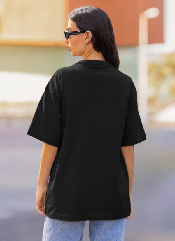 Ratan Tata Motivational Printed Oversized T-Shirt for Women | Premium Loopknit Cotton 240 GSM | Black Oversized T Shirt for Girls | Inspirational Quote Casual Streetwear | by Giftspeaks