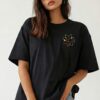 Black Science Graphic Printed Women’s Oversized T-Shirt | “Science Is Magic” Artistic Back Print | Loopknit Fabric 240 GSM | Premium Streetwear Tee – GiftSpeaks