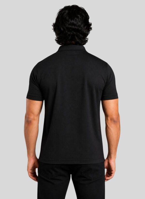 WhatsApp Image 2026-07-06 at 12.39.49 (1) Men's Gym Graphic Polo T-Shirt | Meshknit 180 GSM Sports Polo with Dumbbell Print | Breathable Activewear for Workout, Training & Casual Wear