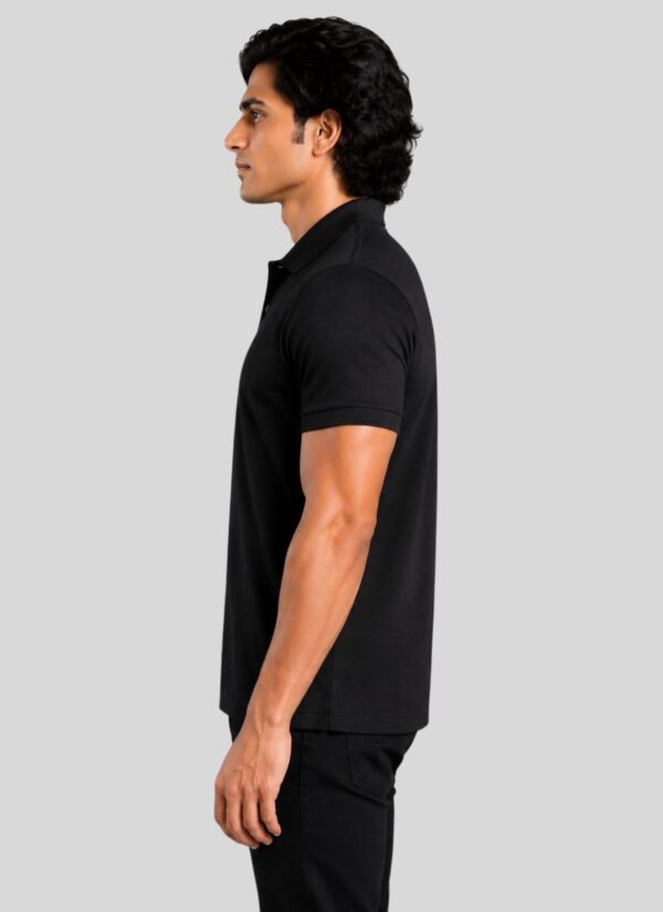 WhatsApp Image 2026-07-06 at 12.39.49 (2) Men's Gym Graphic Polo T-Shirt | Meshknit 180 GSM Sports Polo with Dumbbell Print | Breathable Activewear for Workout, Training & Casual Wear