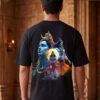 Mahakal Divine Graphic Oversized Black T-Shirt for Men & Women | Spiritual Lord Shiva Back Print | Premium 240 GSM Loopknit Cotton | Unisex Streetwear Devotional Design | Front Sanskrit Typography & Detailed Back Artwork