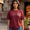 Y3Vxk1a_EQTSR2I9YF_2026-05-08_2.png Unisex Oversized Hanuman Graphic Printed T-Shirt for Men & Women | Spiritual Devotional Back Print Oversized Tee | Maroon Half Sleeve Loose Fit Streetwear T-Shirt | Loopknit 240 GSM Premium Cotton Casual Wear