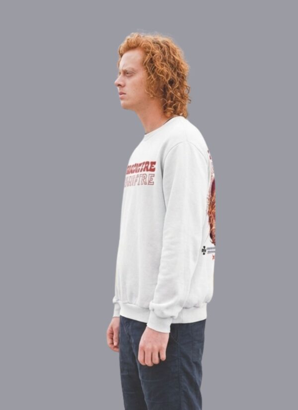 YndgMR_7_LE1SC0VNYJ_2026-01-30_3.jpg Dragonfire Graphic White Sweatshirt for Men | Mythical Dragon Back Print Streetwear Sweatshirt | Premium Fleece 300 GSM | By Giftspeaks