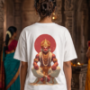 eUA8EZkM_0ZF0S1XXMA_2026-05-08_1.png Unisex Oversized Hanuman Graphic Printed T-Shirt for Men & Women | Spiritual Devotional Back Print Oversized Tee | White Half Sleeve Loose Fit Streetwear T-Shirt | Loopknit 240 GSM Premium Cotton Casual Wear