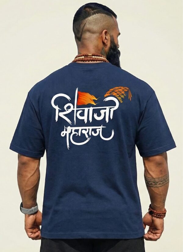 h_d1ocMD_W7QVZJ4NXU_2026-01-30_2.jpg Shivaji Maharaj Oversized T-Shirt for Men | Navy Blue Drop Shoulder Tee | Loopknit 240 GSM Premium Streetwear | Maratha Pride Edition