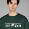 liRjBp2X_NOBPI5MGOB_2026-02-20_1.jpg Men Dark Green Oversized Graphic T-Shirt | Vintage Portrait Back Print | Premium Loopknit Cotton 240 GSM Streetwear Tee
