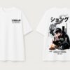 Urban Rebel Oversized T-Shirt for Men | Anime Graphic Back Print | Loopknit 240 GSM Premium Cotton | Streetwear Drop Shoulder Tee