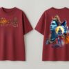 Mahakal Divine Graphic Oversized Maroon T-Shirt for Men & Women | Spiritual Lord Shiva Back Print | Premium 240 GSM Loopknit Cotton | Unisex Streetwear Devotional Design | Front Sanskrit Typography & Detailed Back Artwork