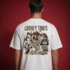 Womens Oversized White Graphic T-Shirt Back Print Casual Streetwear