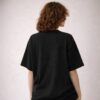 retouch_2026071713574974.jpg Women's Black Oversized Graphic T-Shirt | Music On Panda Print | Cute Aesthetic Casual Streetwear Tee