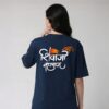 retouch_2026071715130223.jpg Shivaji Maharaj Oversized T-Shirt Women Navy Blue Marathi Typography Print | Loopknit 240 GSM Premium Streetwear