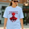 Urban Spider Hero Oversized T-Shirt for Men & Women | Trendy Superhero Graphic Printed Baggy Tee | Casual Streetwear Half Sleeve Round Neck Drop Shoulder Fashion T-Shirt | Loopknit 240 GSM Cotton Blend