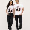retouch_2026073012182012.jpg Happy Raksha Bandhan Brother Sister Matching T-Shirt | Cute Sibling Rakhi Celebration Printed T-Shirt | Premium Meshknit 180 GSM Unisex Tee