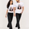 retouch_2026073012184882.jpg Happy Raksha Bandhan Brother Sister Matching T-Shirt | Cute Sibling Rakhi Celebration Printed T-Shirt | Premium Meshknit 180 GSM Unisex Tee