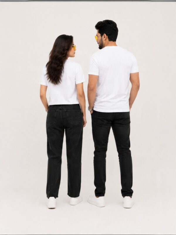 retouch_2026073012195888.jpg Happy Raksha Bandhan Brother Sister Matching T-Shirt | Cute Sibling Rakhi Celebration Printed T-Shirt | Premium Meshknit 180 GSM Unisex Tee