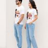 retouch_2026073012423380.jpg Raksha Bandhan Brother Sister Matching T-Shirt | Bhai Behan Rakhi Special Meshknit T-Shirt 180 GSM | Premium Unisex Printed Rakhi T-Shirt Gift