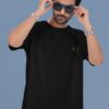 Black Science Graphic Printed Men’s Oversized T-Shirt | “Science Is Magic” Statement Back Print | Loopknit Fabric 240 GSM | Premium Casual Streetwear Tee – GiftSpeaks