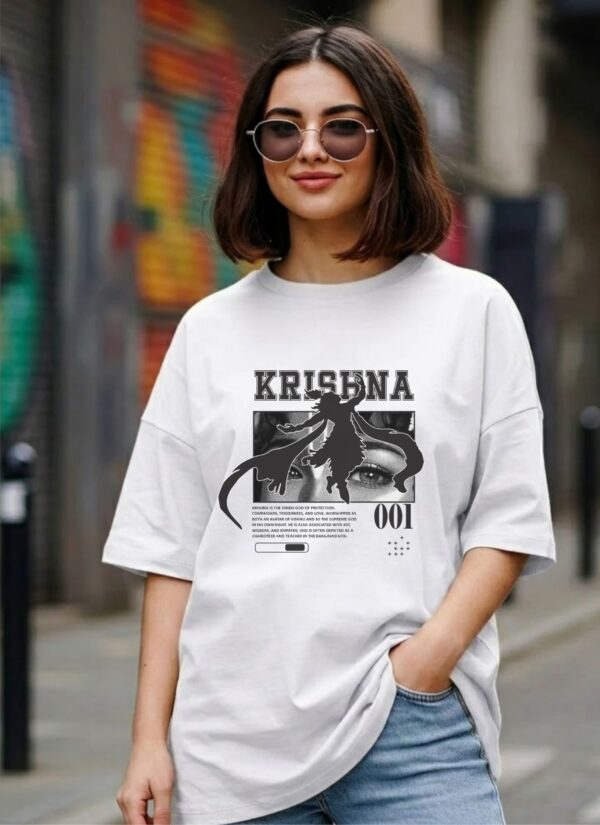soqP7ptG_XHULZXIIK0_2026-05-25_1.jpg Women's Oversized Krishna Graphic Printed T-Shirt | White Oversized T-shirt