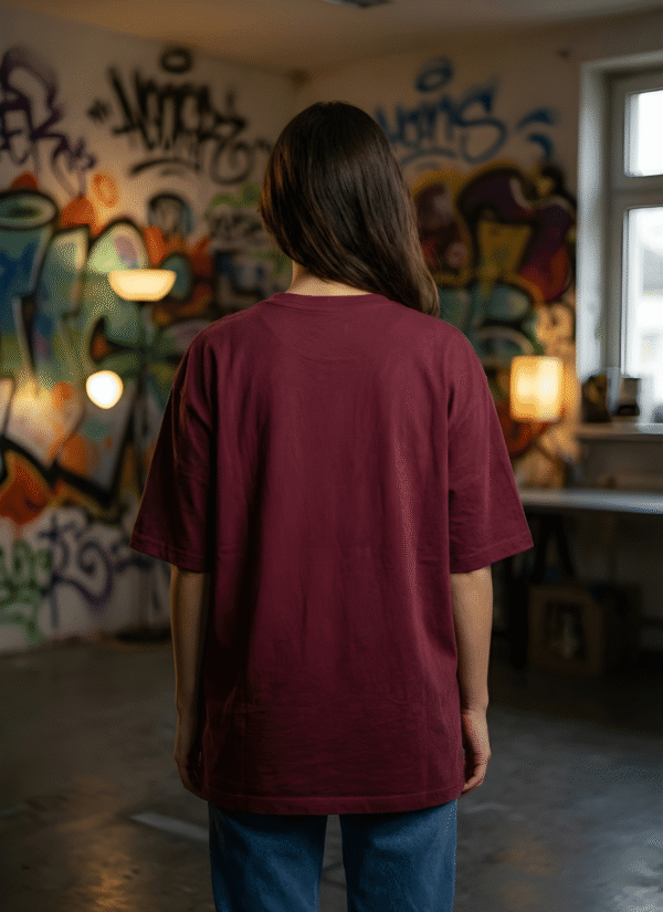 Womens Oversized Queen Bee Graphic T-Shirt | Premium Loopknit 240 GSM | Stylish Casual Wear by giftspeaks