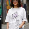 vpwDWj1P_OU5MSI8W47_2026-05-25_1.jpg Women's Oversized Butterfly Floral Graphic Printed T-Shirt | Trendy White Aesthetic Typography Baggy Tee for Girls & Women | Casual Drop Shoulder Half Sleeve Round Neck Streetwear Fashion T-Shirt | Loopknit 240 GSM Premium Oversized Fit