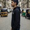 Believe Your Dream Football Graphic Black Hoodie for Men | Jersey No.11 Fan-Inspired Back Print | Premium Fleece 300 GSM | By Giftspeaks