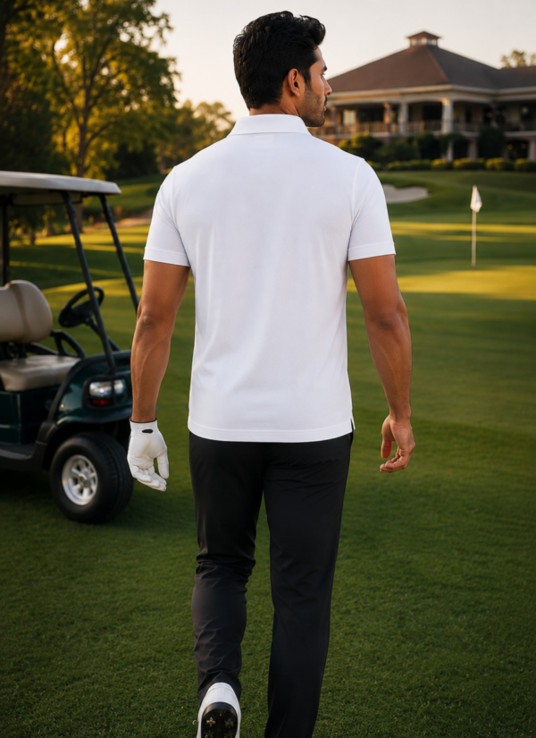 wCzp9Uop_KPRGG457Q8_2026-06-30_3-1.png Plain White Polo T-Shirt | 180 GSM Mesh Knit | 100% Polyester | Stretchable Sports Wear