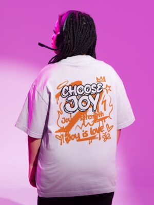 wgF11EVd_RU599UR6LP_2026-01-30_1.jpg Oversized T-Shirt for Women | Choose Joy Back Print White Oversize Tee | Loopknit 240 GSM Premium Cotton Streetwear
