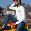 x_L4Ts0G_PWPTIYZXUR_2026-01-30_4.jpg Bad Luck Cool Bear Graphic White Sweatshirt for Men | Cartoon Streetwear Back Print | Premium Fleece 300 GSM | By Giftspeaks