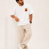 ChatGPT Image Sep 1, 2026, 03_58_16 PM Men's White Oversized T-Shirt with Lord Ganesha Printed Front & Back Design | Premium 240 GSM Loopknit Fabric | Half Sleeve Round Neck Loose Fit Casual Streetwear T-Shirt | Stylish Spiritual Graphic Printed Tee for Men